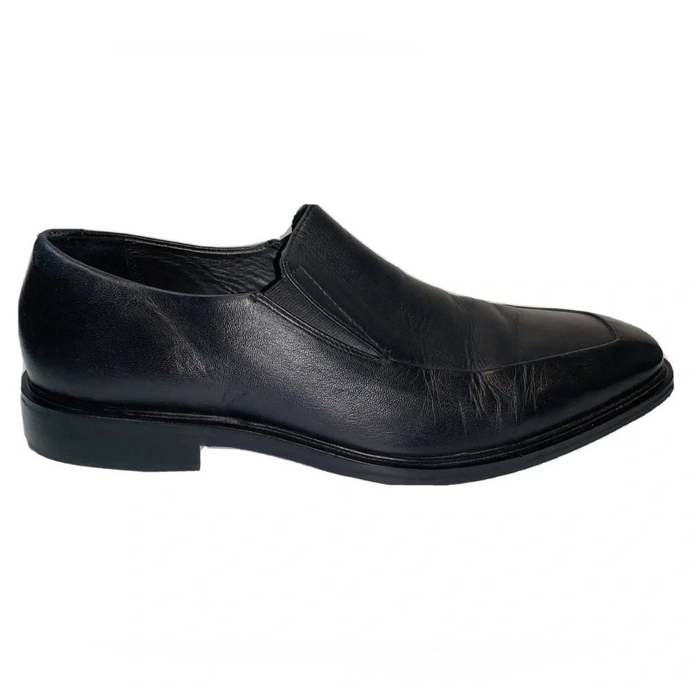 Cole Haan Air Jackson Black‎ Leather Slip On Loafer Shoes Men Size 9
